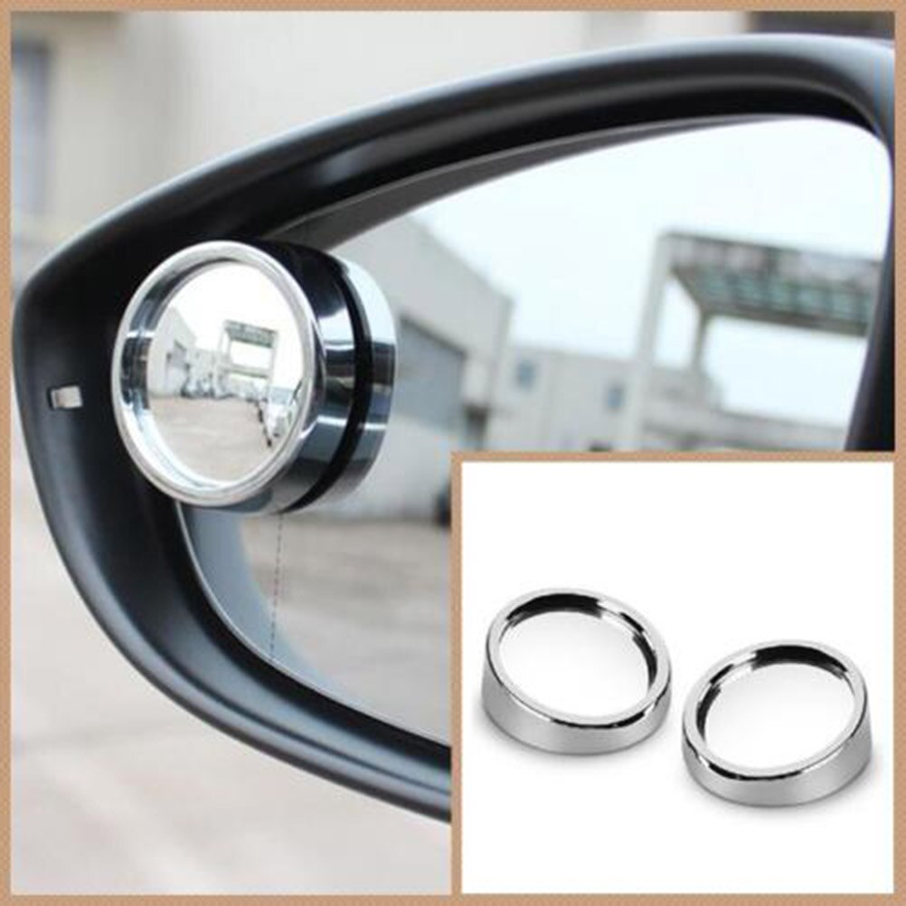 2 Pcs (= 1 Pair) Car Truck Vehicle Wide Angle Rearview Rear View Side Blind Spot Convex Mirror