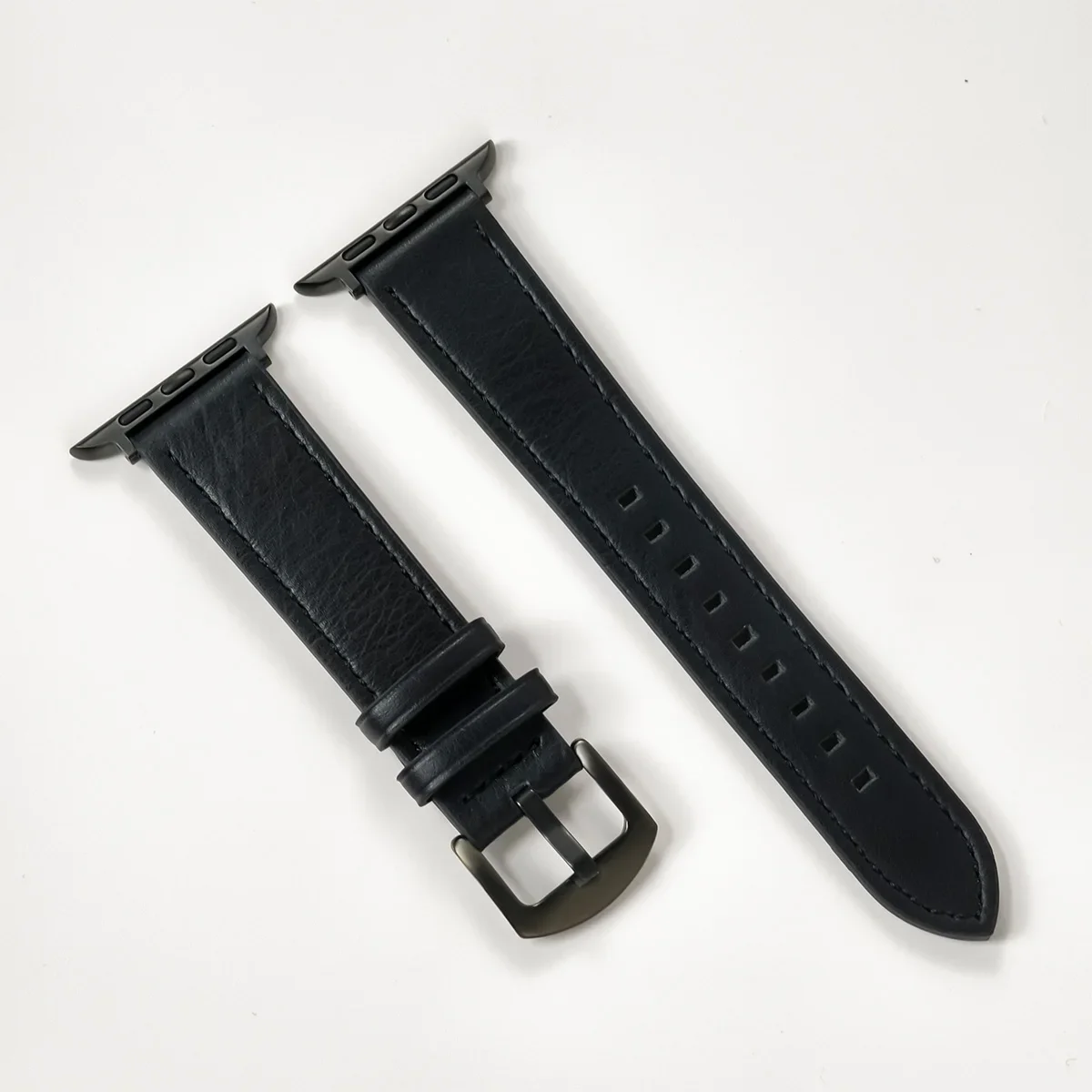Urrem i kalveskind til apple watch 49mm 44 45mm 42 40mm 41mm, dame/mand urrem til iwatch serie 8 7 6 5 4 3 se rem: Xxxxl / Røget lilla