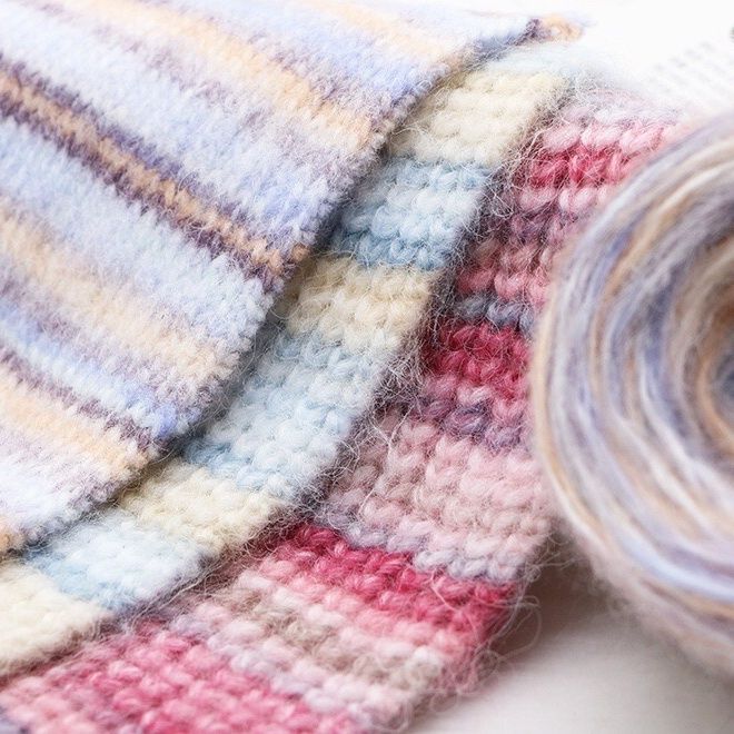 Gradient Rainbow Wool Thread Medium Coarse Wool Ball Handwoven Scarf DIY Crochet Soft Knitted Sweater Thread Knitting Yarn