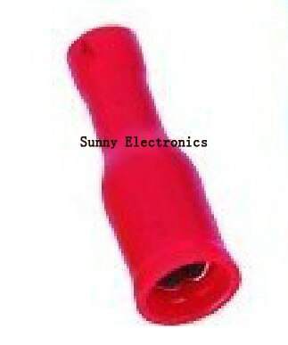 Wholesale1000x Rode Vrouwelijke Geïsoleerde Bullet Connector Terminals Crimp elektrokabeldraad