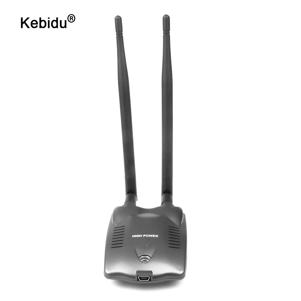 USB 2.0 Wireless Network Card BT-N9100 for Beini free internet 3000mW High Power Dual Antenna Wifi Adapter for RTL8192FU