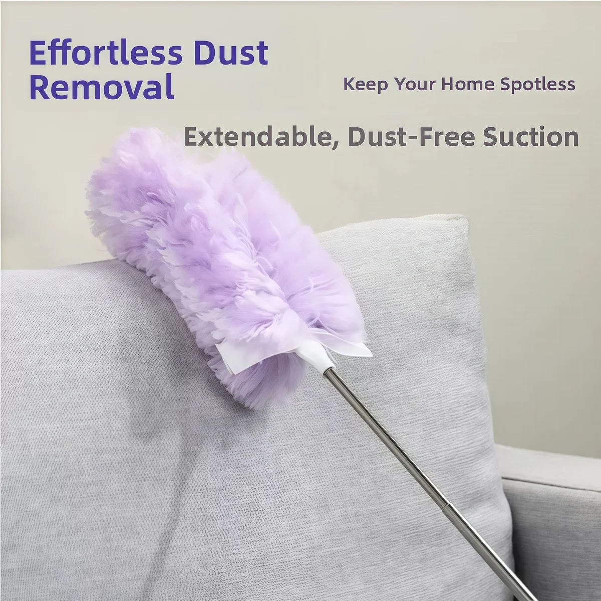 Plumero retráctil electrostático para uso doméstico, polvo de barrido, tela no tejida, herramientas de limpieza desechables, limpiador de cepillos