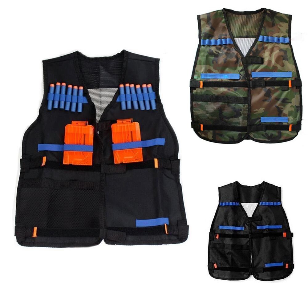 Vest for War Game Battle Game (Black)