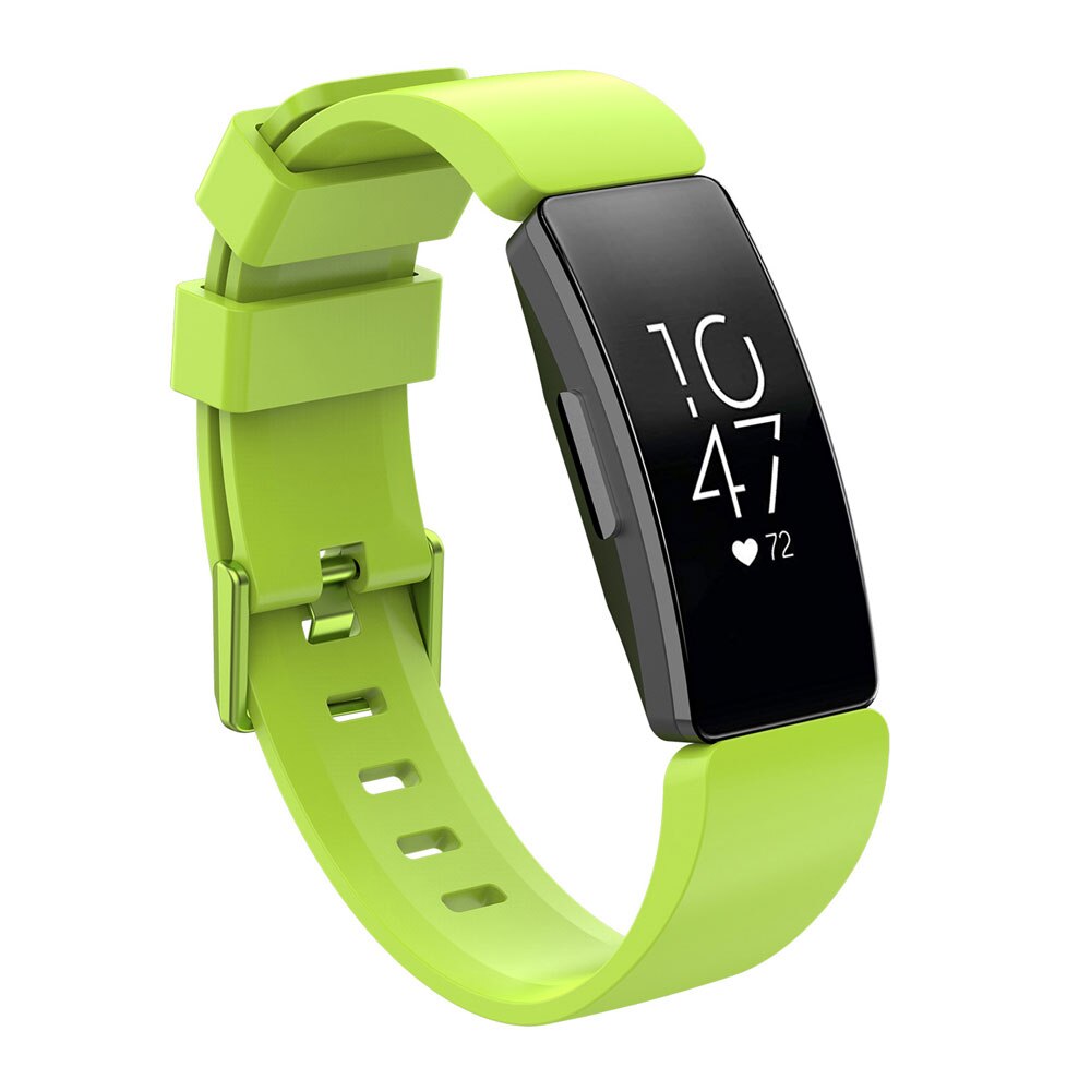 Silikon Sport Band Für Fitbit inspirieren HR Smartwatch Armbinde Ersatz Band Für Fitbit Inspirieren Armbinde Zubehör: Grün / Pro inspirieren S Größe