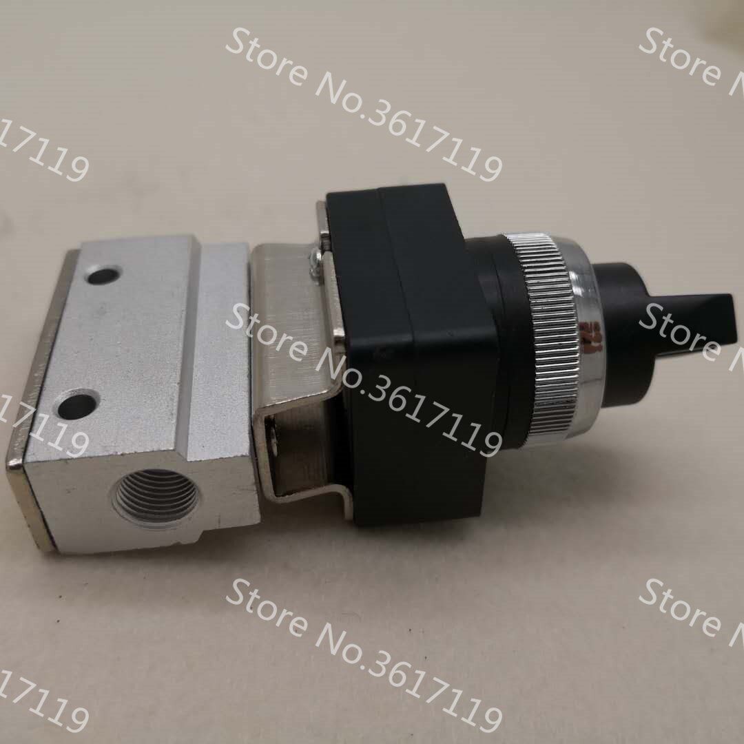 MOV-01 Select Button Swivel Mechanical Valve 2/2 Solenoid Valve Manual Valve Pneumatic Valve Manual Switch Air Control