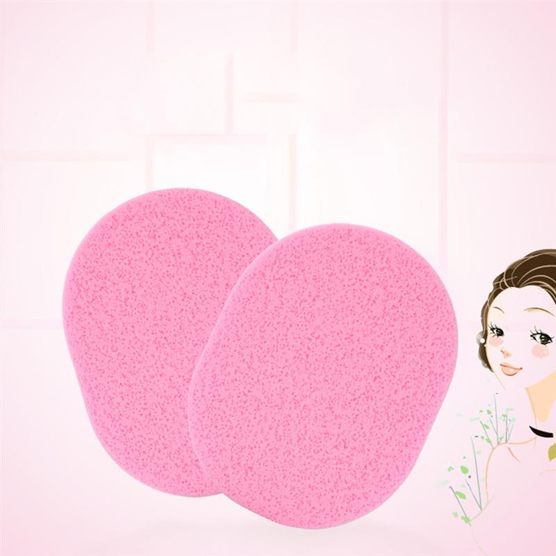50 st tvätt ansiktssvamp ansiktsrengöringssvamp sminkverktyg komprimerad pad puderpuff (slumpmässig färg)