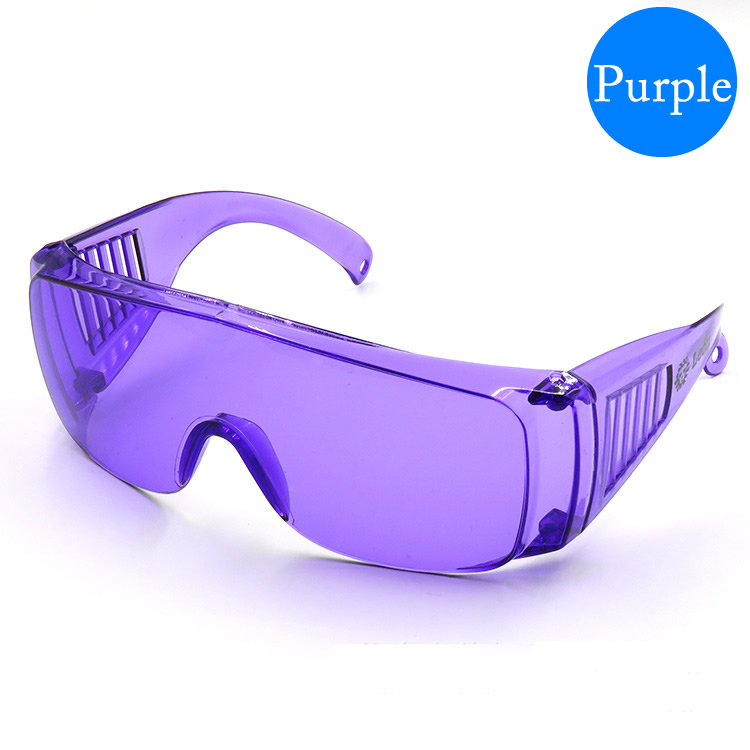 Safety Glasses Anti-Splash Impact-Resistant PC Lens Work Safety Goggles For Lab DIY Kids/Adult Eyes Protection: PURPLE