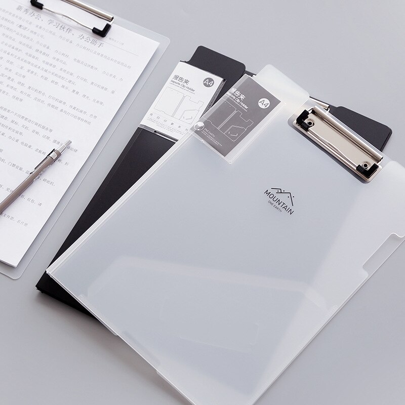Student Stationery A4 PVC Report Folder File Folder Reports Clip Holder Clipboard Expanding Writing Pad Display Book