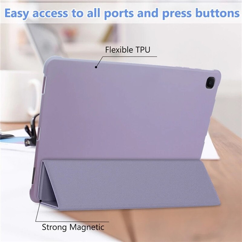 Case for Samsung Galaxy Tab A 10.1 SM-T510/T515 Tablet Adjustable Folding Stand Cover for Samsung Galaxy Tab A 10.1 Case