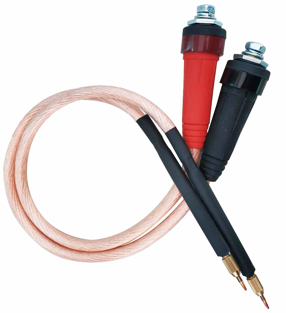 18650 håndholdt punktsvejsning pen punkt svejsemaskine tilbehør kobber 16/25 firkantet punktsvejsning speciel pen: 25 kvadrat 50cm kabel