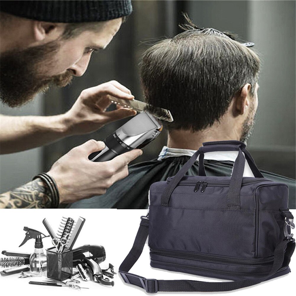 Grote Kapper Gereedschap Tas Salon Kappers Hair Styling Gereedschap Clipper Kam Schaar Case Opbergtas, haar Stylist Tas Voor Equipm