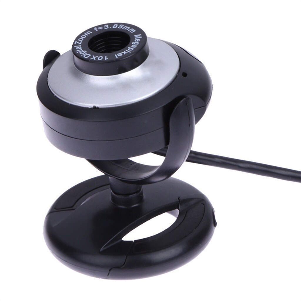 USB Webcam Camera with Mic Night Vision Web Cam For PC Laptop Class 360 Degree Webcam Camera Office Tool 4.22