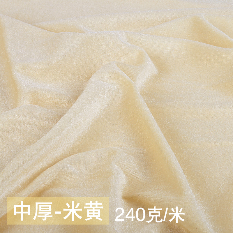 160 x 100cm polyester utan blekande guld sammetstyg tyg för gardiner bordsduk plagg gör-det-själv sömnadsmaterial: 6