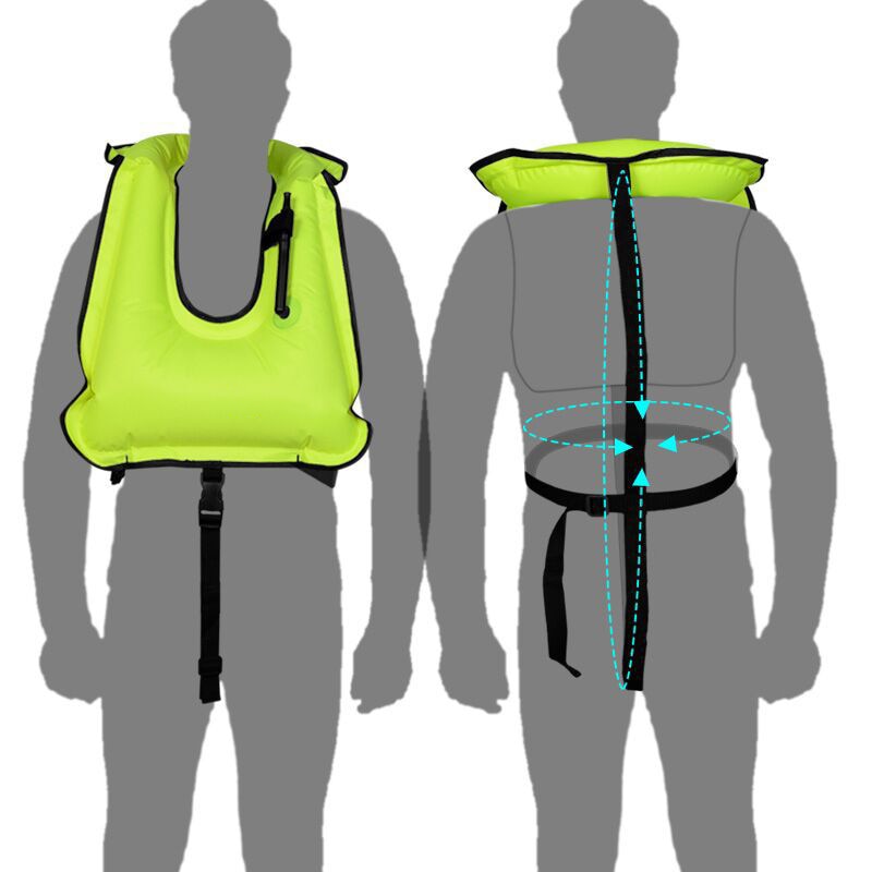Adjustable Inflatable Life Jacket Adult Life Vest Water Sports Swiming Fishing Survival Jacket Water Sports Accessories