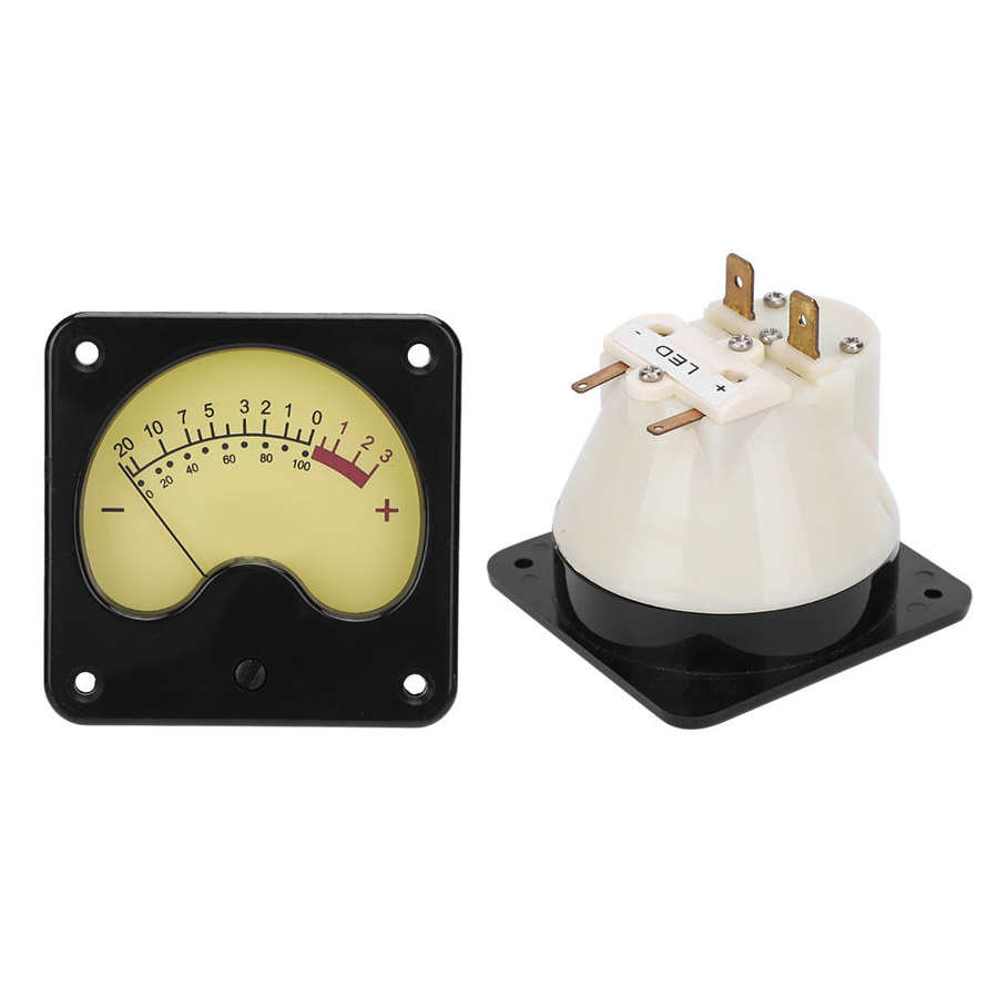 Portable TR 57 VU Meter Power Amplifier DB Meter with Backlight Sound Level Tester for Home Car