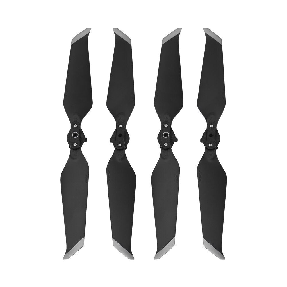 Propeller for DJI Mavic 2 Pro Zoom 8743 Low-Noise Props Quick-Release Blade 8743 Noise Reduction Fan Drone Parts Screw Accessory: 4PCS Silver