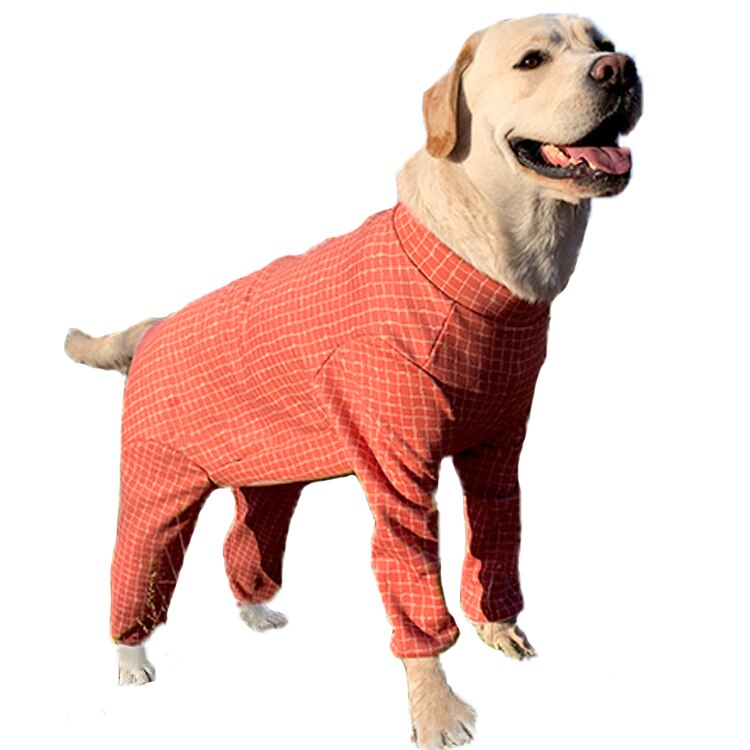 Grote hondenpyjama's, hondenkleding, jumpsuits, hondenkleding, jassen, honden, anti-haaruitval, hondenspullen: Rood / Xl