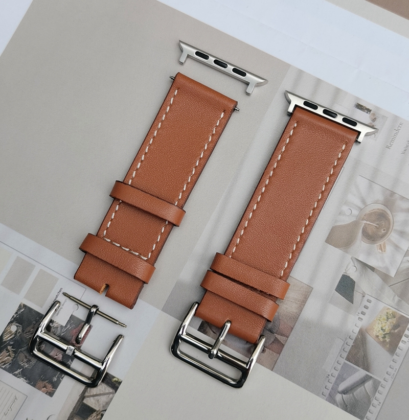 Connecteur pour bracelets de montre Apple série 9 8 7 6 5 4 SE 44mm 41mm 45mm Ultra 2 49mm, barre à ressort, fermoir métallique, adaptateur en acier inoxydable