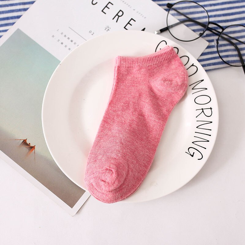 10 pares de Calcetines suaves de algodón para Mujer, Calcetines suaves para Mujer, Calcetines suaves para Mujer: 04