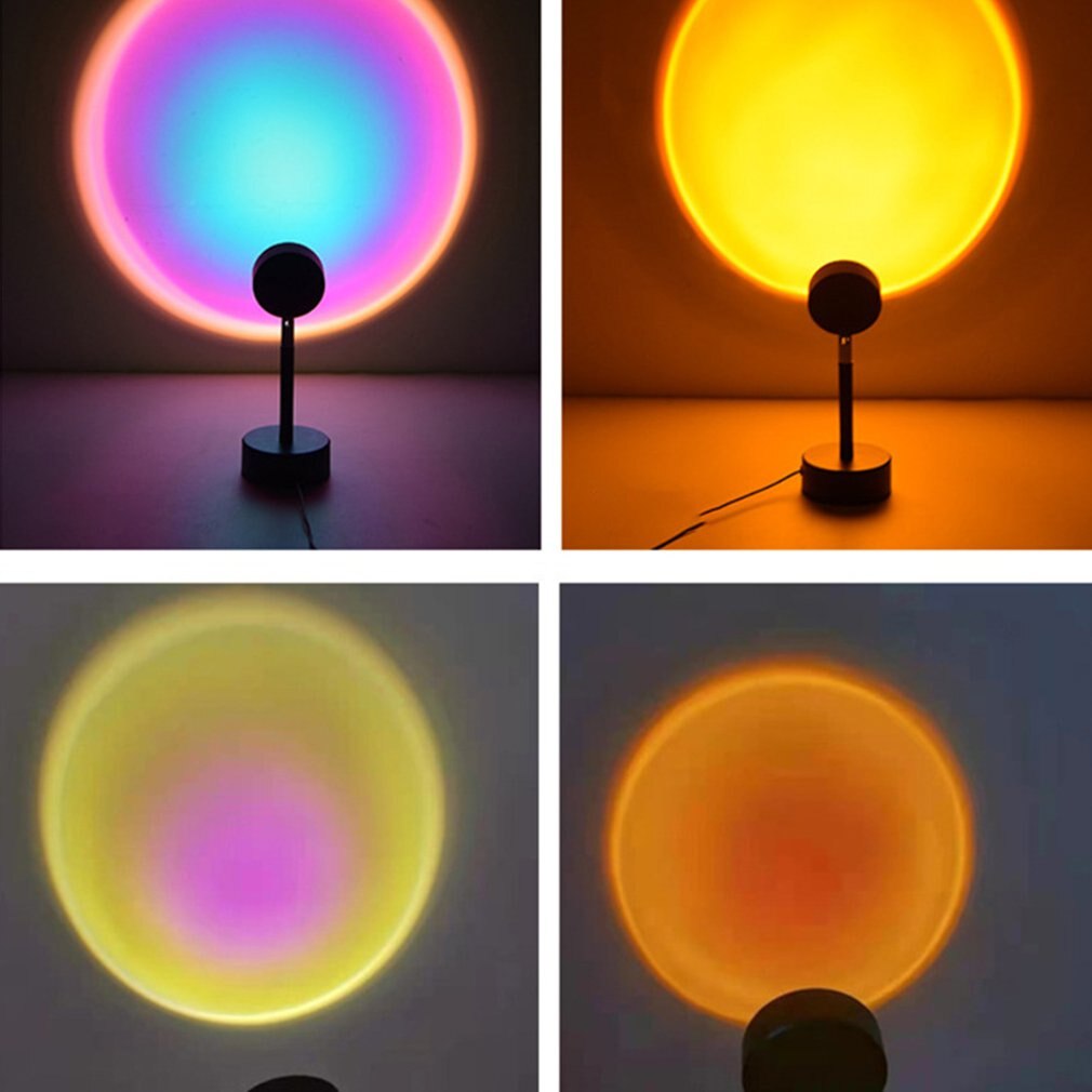 Sfeer Led Nachtlampje Projector Licht Voor Thuis Koffie Winkel Achtergrond Wanddecoratie Usb Operationele Bureaulamp