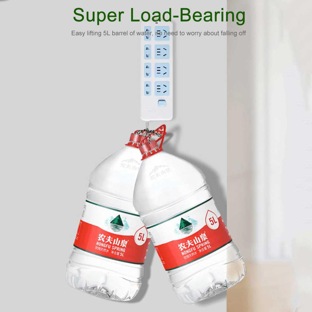 8/5/2/1Pcs Muur Plug Sticker Houder Zelfklevende Mount Fixator Power Strip Houder Opslag voor Sockets Muur Houder Plank Stand