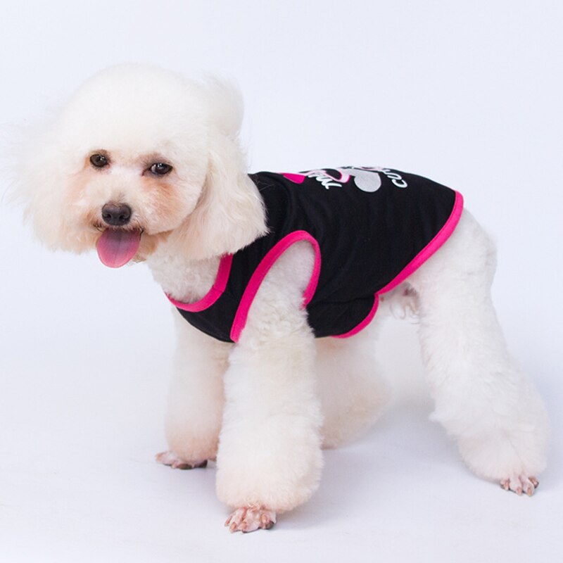Love Heart pattern Dog Vest Cute Dog clothes for Small Dogs Cats puppy T-shirt Pet clothing for Cats york dog clothes