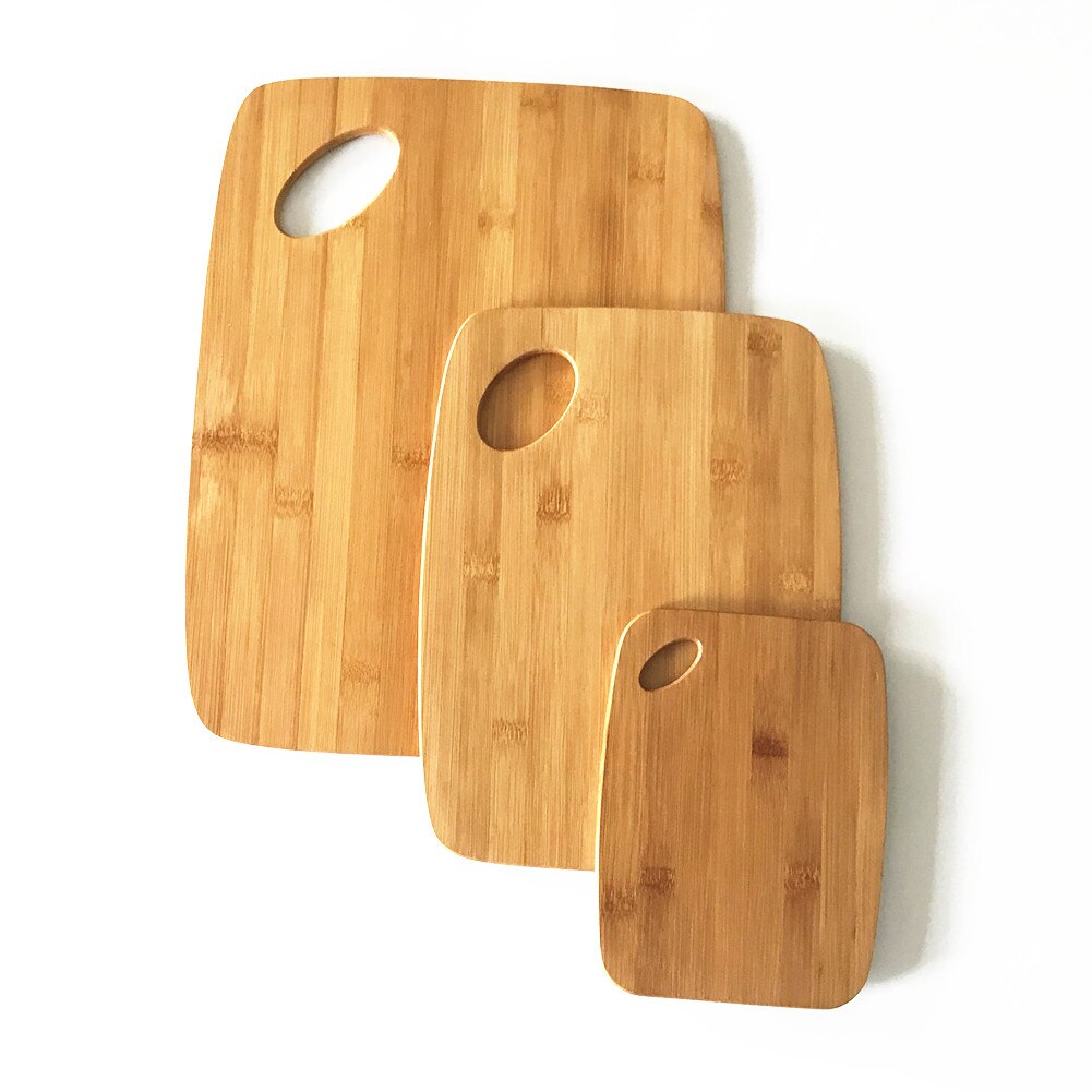 3-Piece Bamboo Cutting Board Set