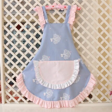 Cotton aprons for woman with pocket lovely Coverall cleaning apron Commercial Restaurant Home Bib delantal cocina kitchen apron: D1