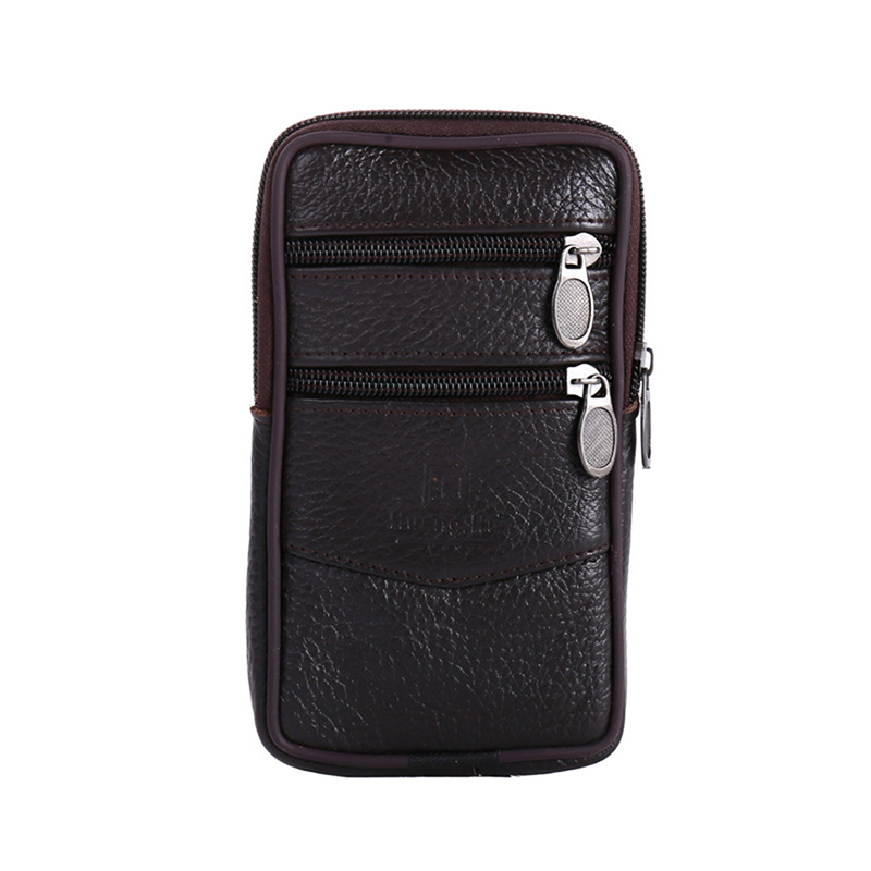 Sac de taille pour hommes fermeture éclair téléphone portable sac portefeuille étanche ceinture d'usure horizontale et verticale monocouche hommes taille sacs sac à main: 2