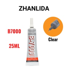 Zhanlida-adhesivo multiusos para reparación de marco de teléfono, pegamento transparente de resina para joyería con punta, 15ML, 25ML, 50ML, 110ML, B7000: ZLD B7000 25ML 1PC