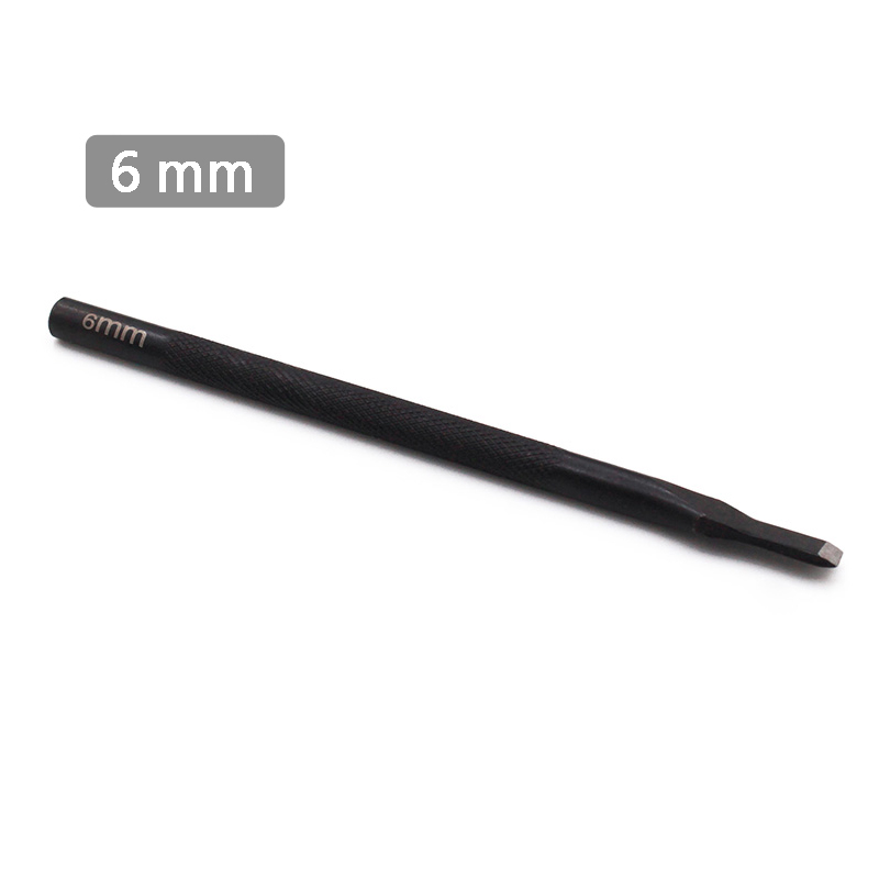Lær manuell gjør-det-selv-verktøy lærskjærekniv parallellkniv skinn rett stanse multi-størrelse 3/5/6/8/10/12mm: 6mm