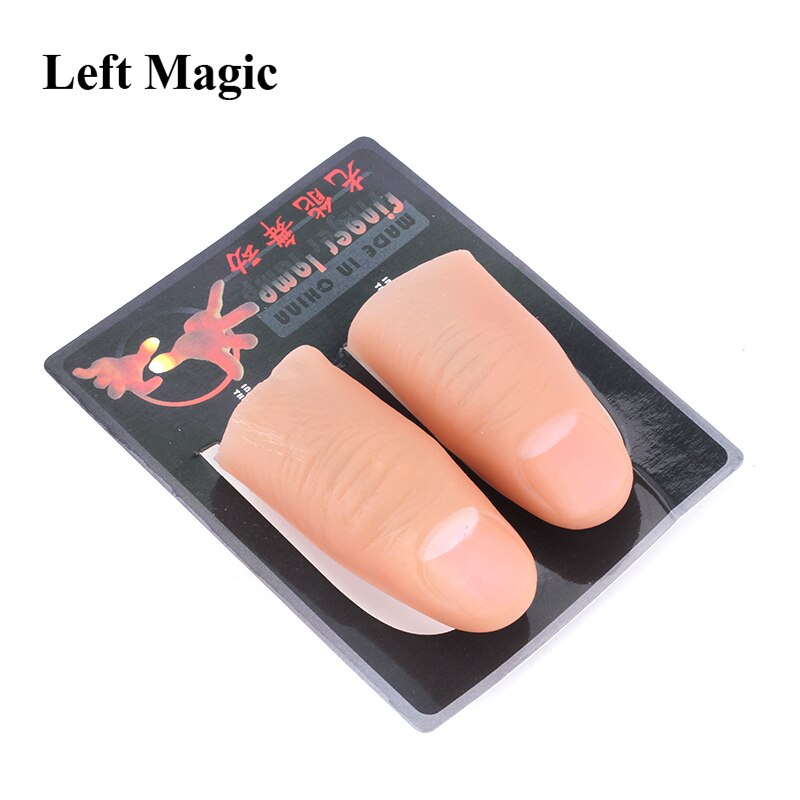 Fantasie Flamme Umfassen 2 Stck Daumen LED Licht Magie Tricks Schlag & schlagen Licht-hoch Magie Requisiten Professionelle zauberer