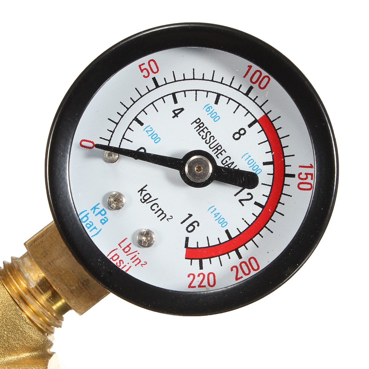 PN 1.6 Adjustable Water Pressure Regulator Reducer Brass DN20 NPT 3/4" With Gauge Meter for Hydraulic Instability/Water Purifier