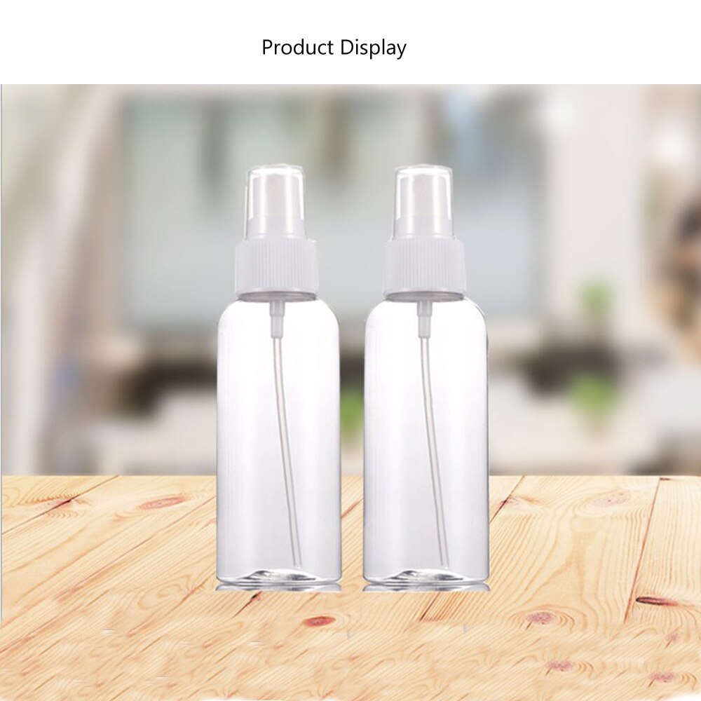 80ml 100ml 120ml mini garrafa de pulverizador recarregável portátil vazio recipientes cosméticos atomizador plástico viagem perfume garrafa