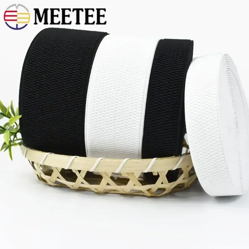 1/2/3 Meter 2,5–10 cm elastisches Band zum Nähen von Skrit-Gürteln, Bundband, Gummibänder, DIY-Kleidung, Bekleidungszubehör
