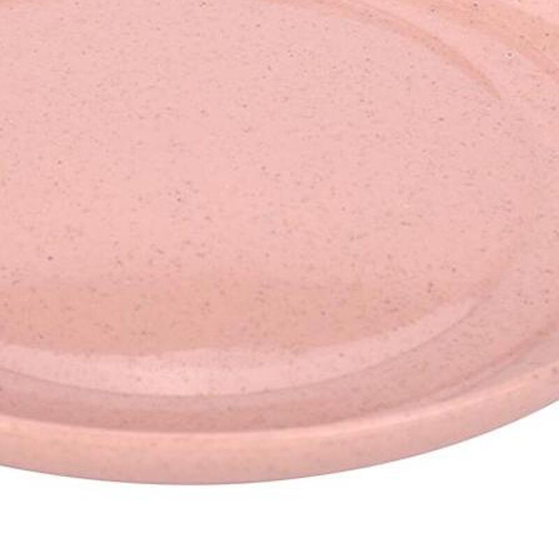 5Pcs Wheat Straw Plate Dishes Foods Dessert Kitchen Plate Tray Dining Bar Tableware Accessories Multi-purpose Tray 15cm