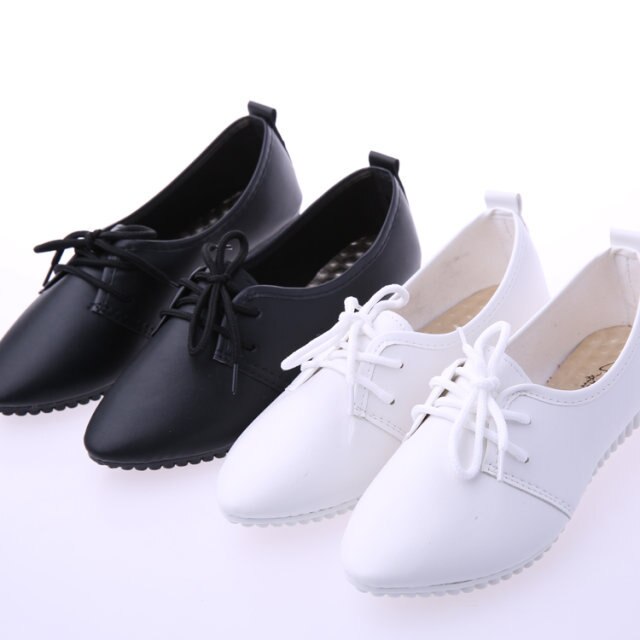 Lette kvinder piger lejligheder sko slip on komfort sko flade sko loafers
