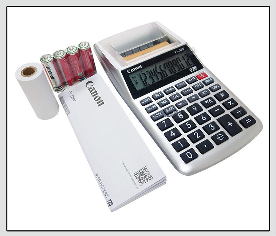 Calculadora de salida de papel, dispositivo de impresión financiera, bancaria, auténtica, rueda de tinta P1dhvg, calculadora de impresión monocromática