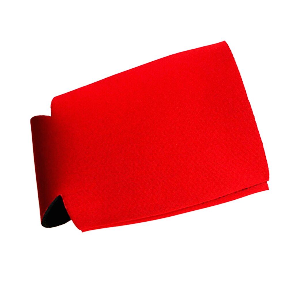 Funda de neopreno plegable para latas de cerveza, Enfriador de lata para bebidas, refrescos, bebidas, funda aislante de 3mm, 330ml / 12 oz: Red