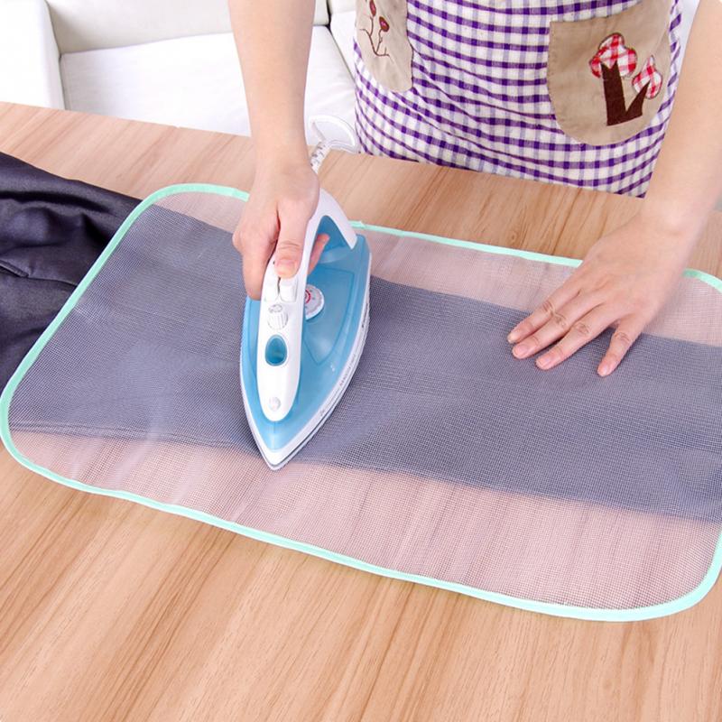 Tela de planchado protectora, tablero de temperatura alta, prensa, malla de hierro, almohadilla de aislamiento, protección, accesorios para el hogar, 1 Uds.