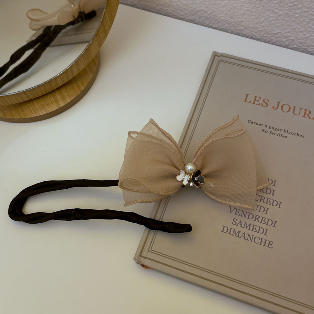 Osłona w stylu Vintage perła szpilka kok fryzura włosy kij kobiety elegancka ozdoba do włosów Scrunchies kwiatowa do włosów ekspres narzędzia akcesoria do włosów: C1