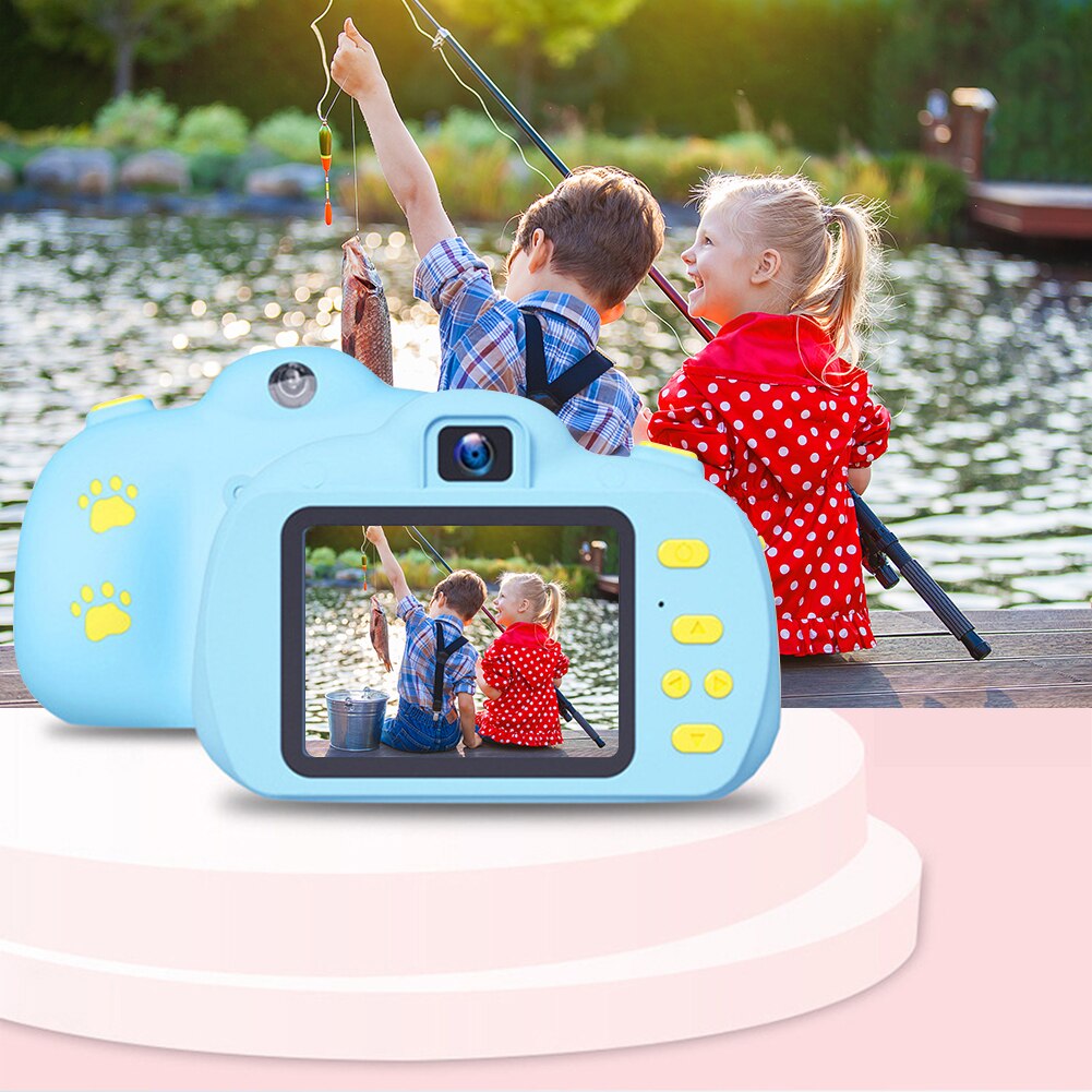 Kinderen Camera Hd Digitale Mini Video Camera 1080P 2.0 Inch Oplaadbare Leuke Cartoon Educatief Speelgoed Voor Kinderen Verjaardagscadeautjes