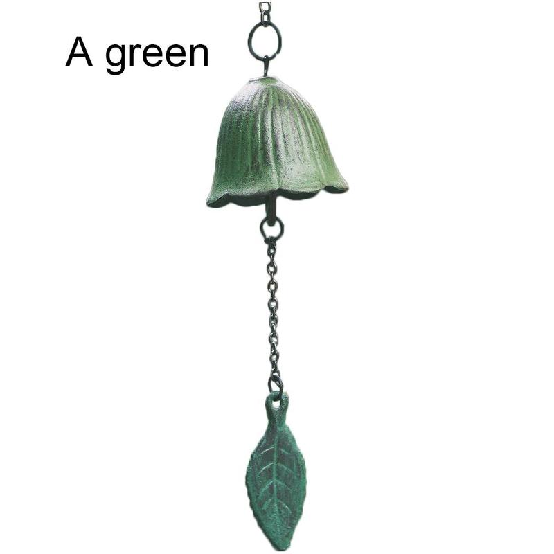 Lucky Temple Wind Chimes Single Leaf Hanging Bell Wind Decoration Metal Chimes Wind Chimes Hanging Home Pendant X3P1