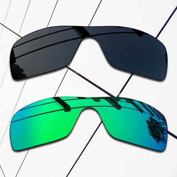 E.O.S Polarized Replacement Lenses for Oakley Antix Sunglasses - Varieties Colors: Black and Green