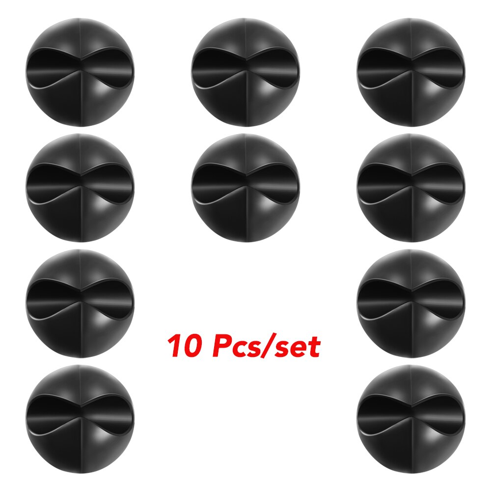 10Pcs Multipurpose Car USB Wire Cord Cable Holder Clip for toyota C-HR 4Runner RAV-4 prado NISSAN QASHQIA x trail Dacia Duster: Default Title