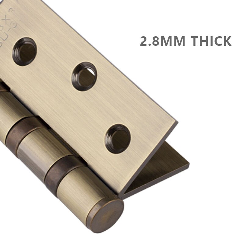 brushed nickel and bronze color stainless steel 4" house Door Hinge open 270 degree Hinge with screws