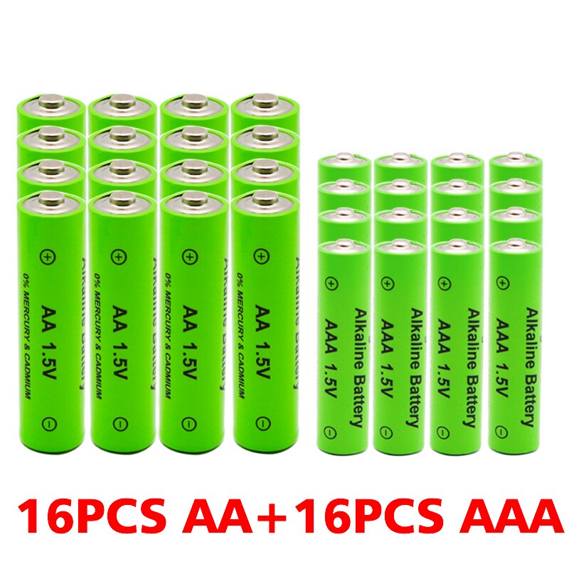 original AA+AAA 1.5V Rechargeable AA Battery AAA Alkaline 2100-3000mah For Torch Toys Clock MP3 Player Replace Ni-Mh Battery: Yellow