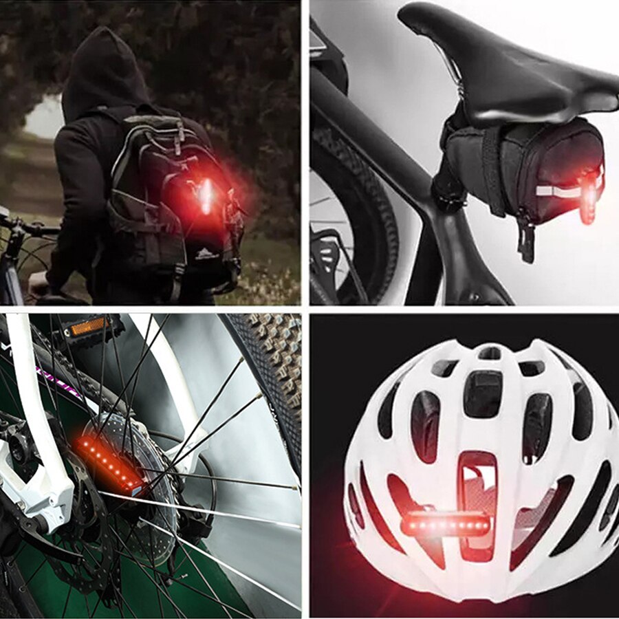 Newboler 2600 Mah Led Achterlicht Fiets Usb Oplaadbare Veiligheid Waarschuwingslampje Fiets Achterlicht Licht Zaklamp Voor Fiets