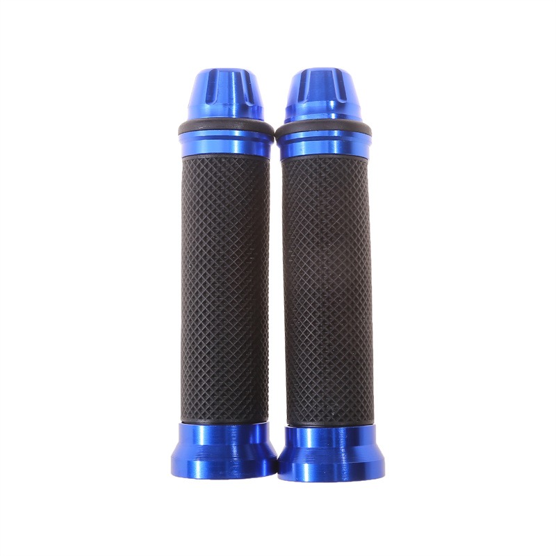 1-Pair Anti-Slip Motorcycle Handle Grips Rubber Bicycle Mountain Bike Comfortable Handlebar Replacement: MULTI