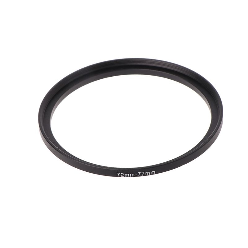 7 Stks/set 49Mm-77Mm Universal Black Metal Aluminium Step-Up Ring Gemeenschappelijke Camera Lens Adapter filter Set Accessoires
